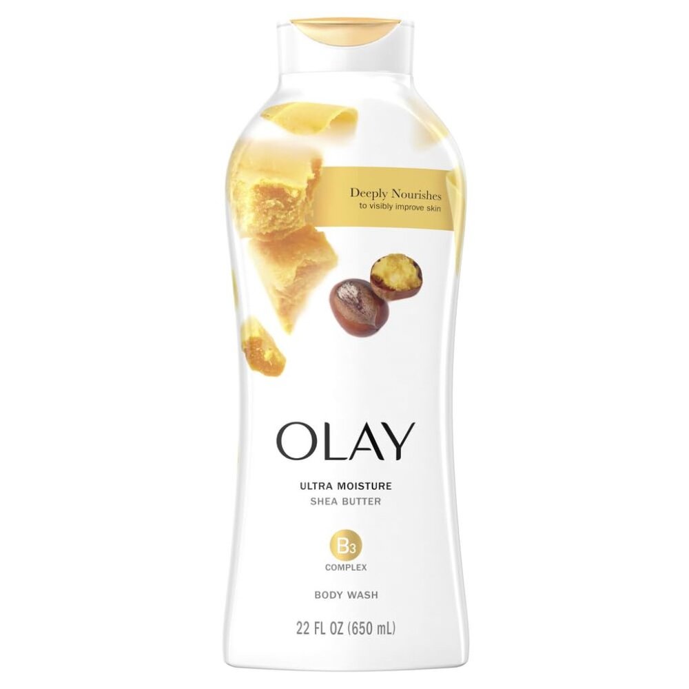 Olay Ultra Ultra Moisture Body Wash with Shea Butter, 22 fl oz (Pack x2)